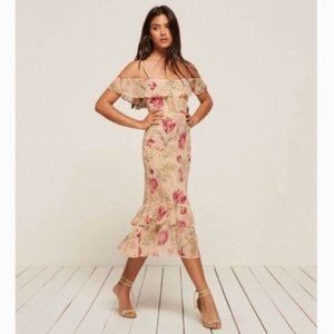 NWOT Reformation Odessa Dress in Botany ORIG $248